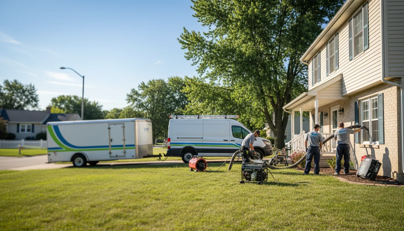 Flooded Basement Restoration And Cleanup With Repair in Afton, WI near me